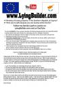 Conor O’Dwyer’s protest leaflet