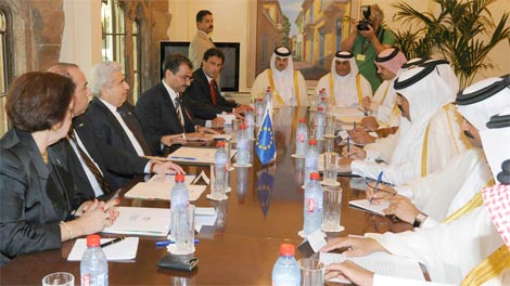 Qatar-Cyprus-representatives Meeting between the official delegation of the emirate of Qatar and representatives of the Republic of Cyprus