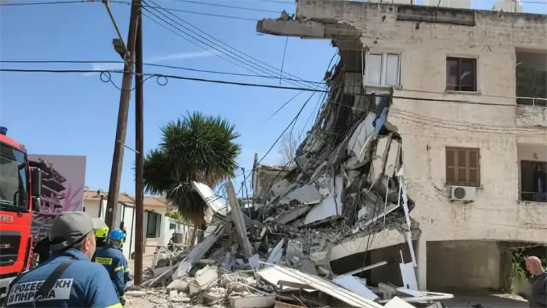 Limassol building collapse sparks safety inquiries