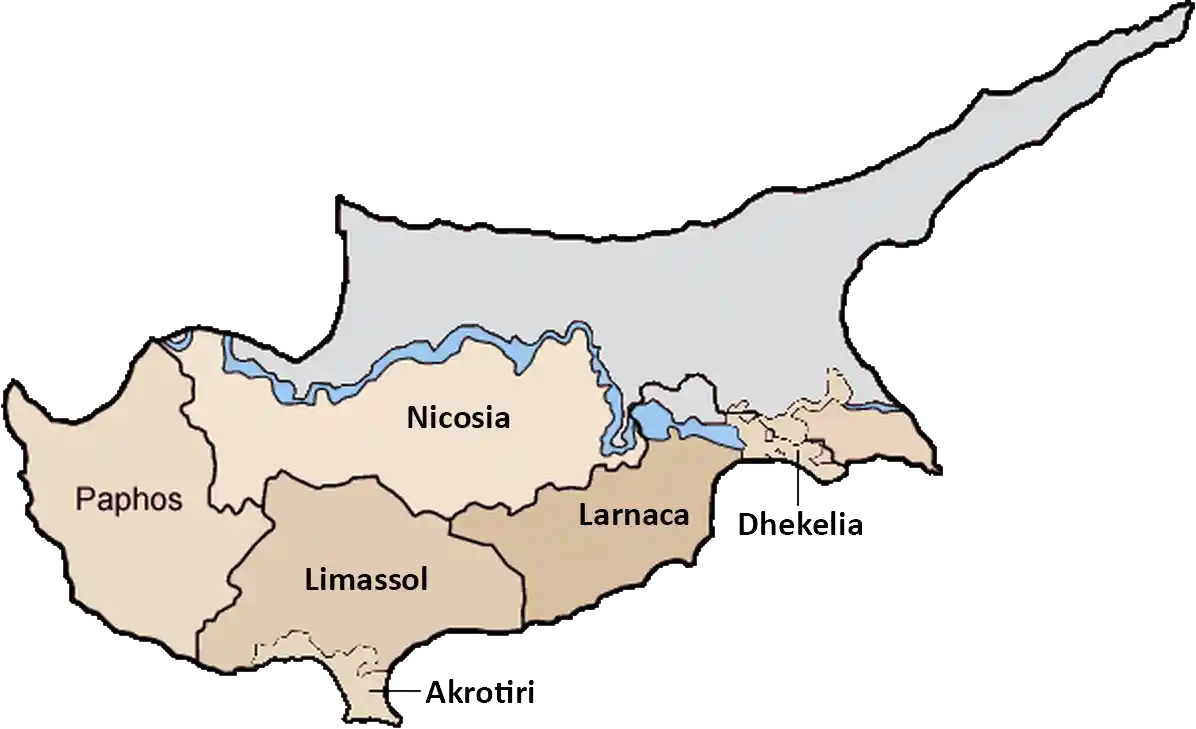 cyprus-map Map of Cyprus